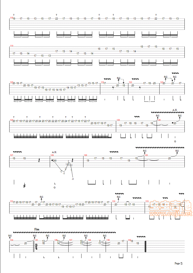 Isabella by Ozielzinho - SOLO Guitar Tabs Chords Notes Sheet Music Free
