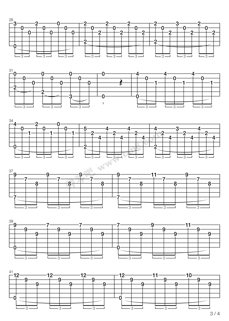 Romance De Amor by Romance Anonimo Guitar Tabs Chords Notes Sheet Music Free