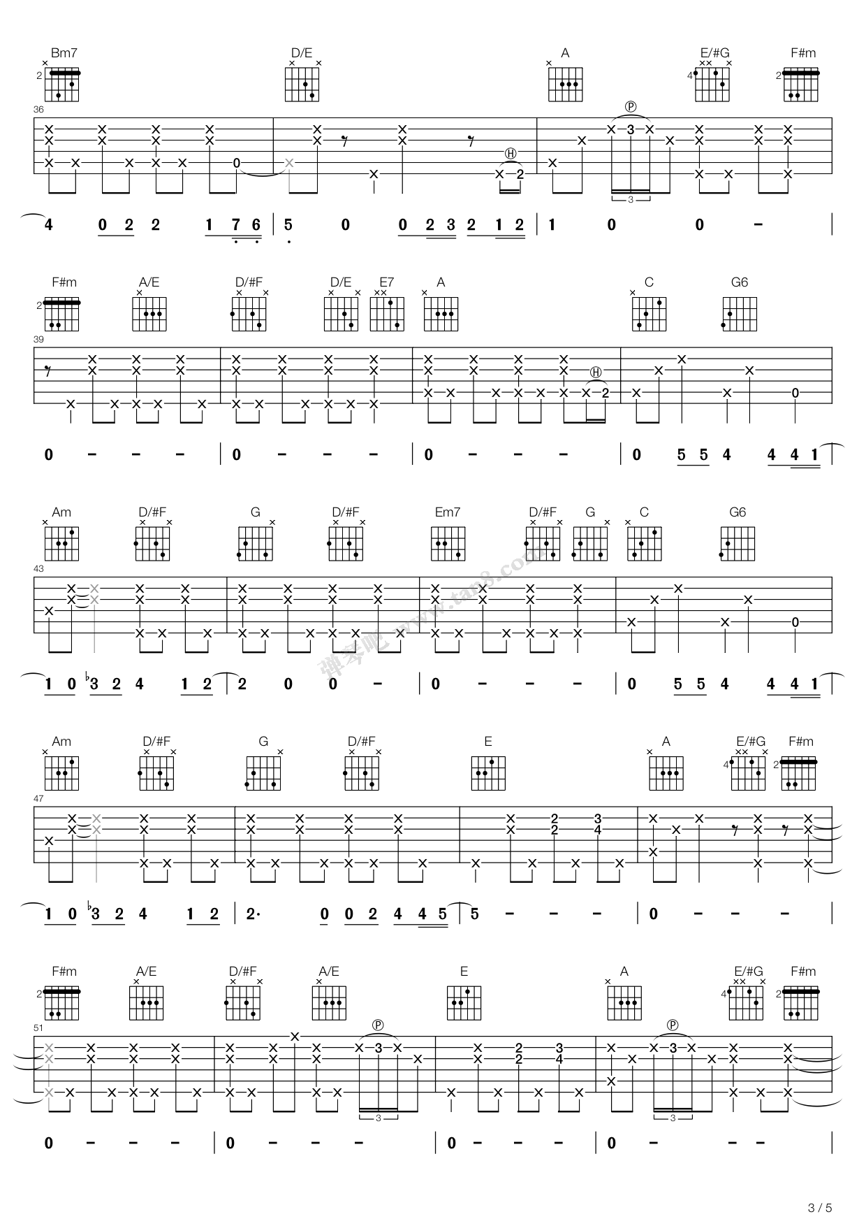 Tears In Heaven Tab by Eric Clapton Guitar Tabs Chords Notes Sheet Music Free
