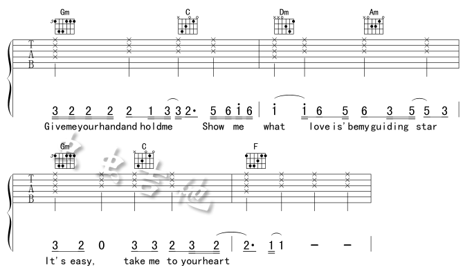 Take me to your heart by MICHAEL LEARNS TO ROCK Guitar Sheet Music Free