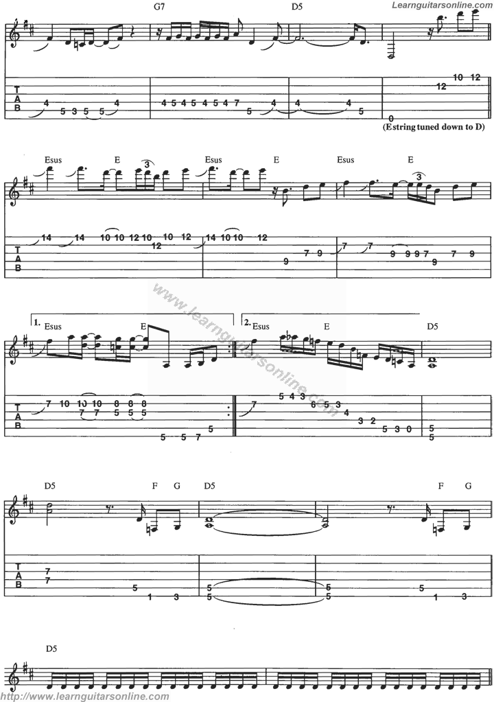 Big Brother by Tommy Emmanuel Guitar Tabs Chords Solo Notes Sheet Music Free