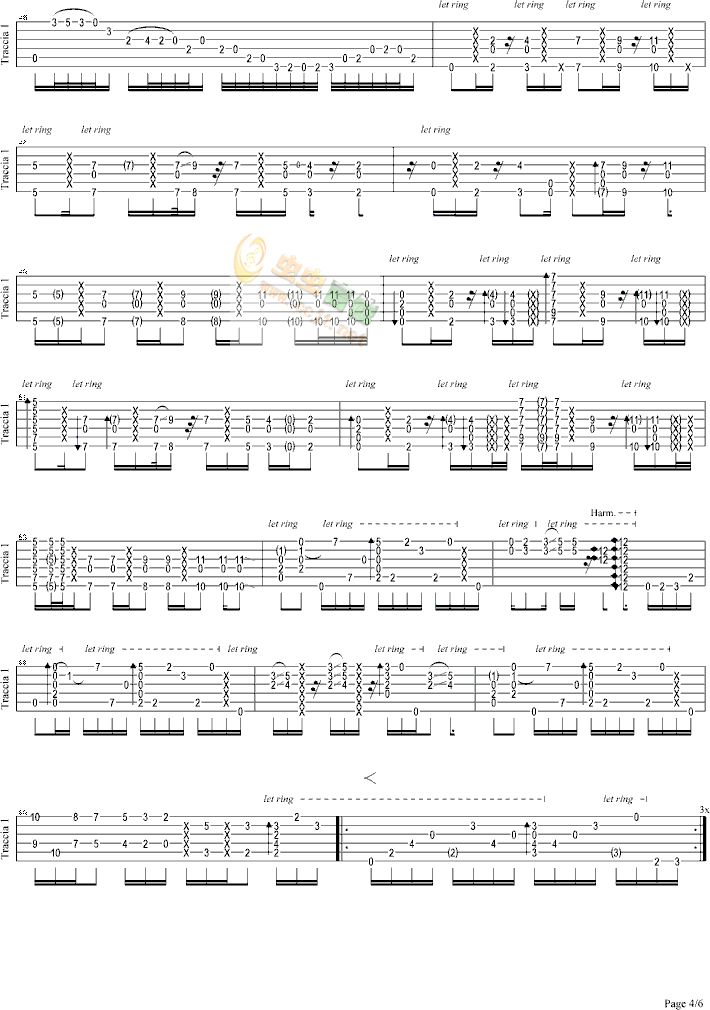 lunar eclipse by Juber Laurence Guitar Sheet Music Free