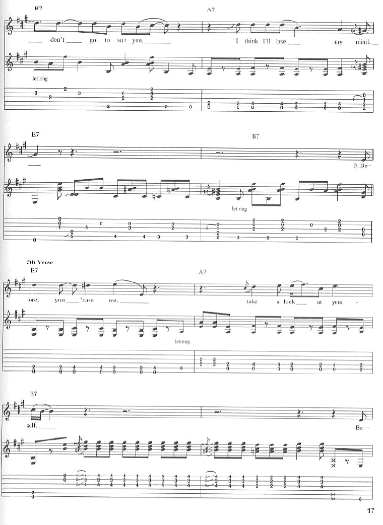 Before You Accuse Me by Eric Clapton Guitar Sheet Music Free